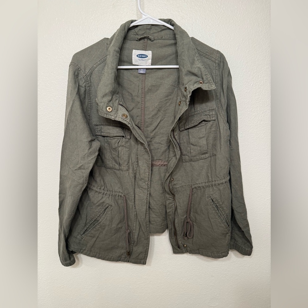 Women’s Old Navy Olive Green Utility Jacket